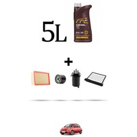 Hoffcar Set Service 4 Filter Und 5L ÖL FüR Nissan Micra III (K12) 1.5 DCI