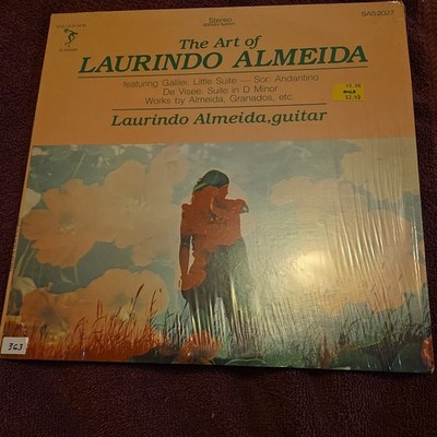 the art of laurindo almeida, guitar featuring galilei and andantino de visee 