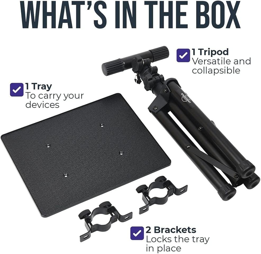 Professional Adjustable 31&rdquo; &ndash; 50&rdquo; Lightweight Laptop DJ Mixer Tripod Stand