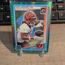 Panini Donruss Optic 2025 Tahj Brooks Rated Rookie Prizm #268 Bengals