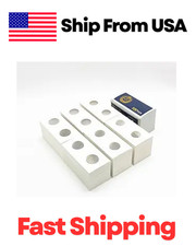 600PCS Coin Flips in 3 Sizes Cardboard Holders for Colletors 2x2