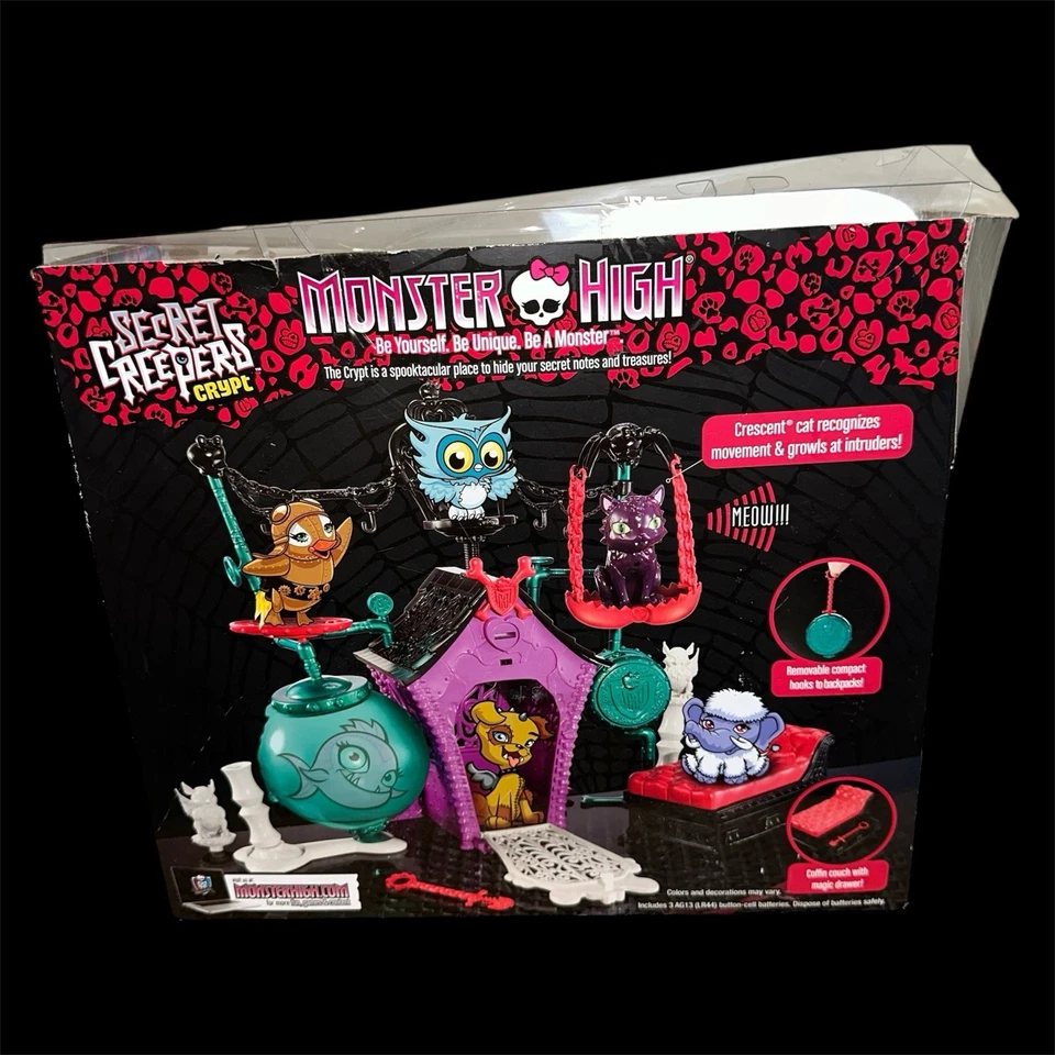 Monster High Secret Creepers Crypt Pet Electric Playset Animals Halloween Doll - Image 2 of 4