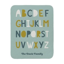 Alphabet Name Quilted Baby Blanket 125784