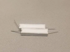 Set of 2 Pieces 120R Ohm 10W Power 5% Resistors Wirewound Cement SQP Type