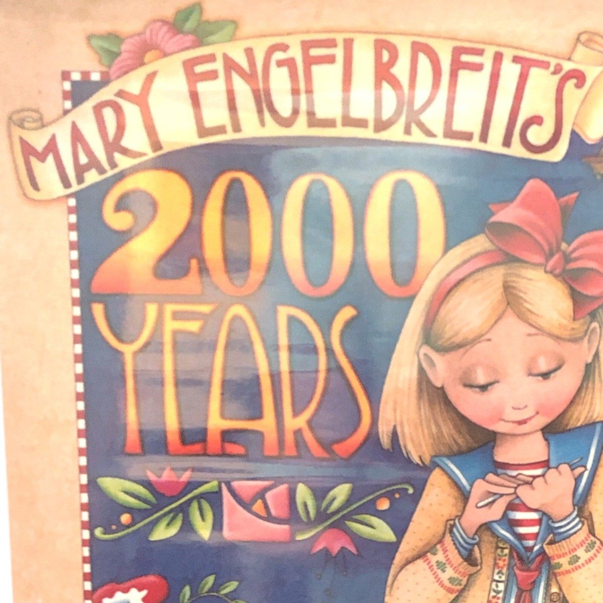 Vintage Mary Engelbreit 2000 Years Millennium Calendar. Italy. NEW