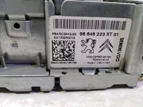 96646223XT Sistema Audio/Radio Cd para CITROEN C4 PICASSO Exclusive 2874240 - Imagen 2 de 4