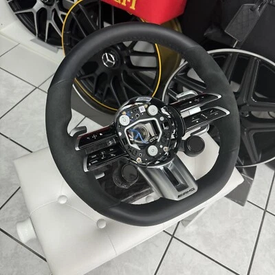 OEM Mercedes AMG Performance Lenkrad U88 V167 W206 W213 R232 C238 C257 C290 V297 - Bild 1 von 4