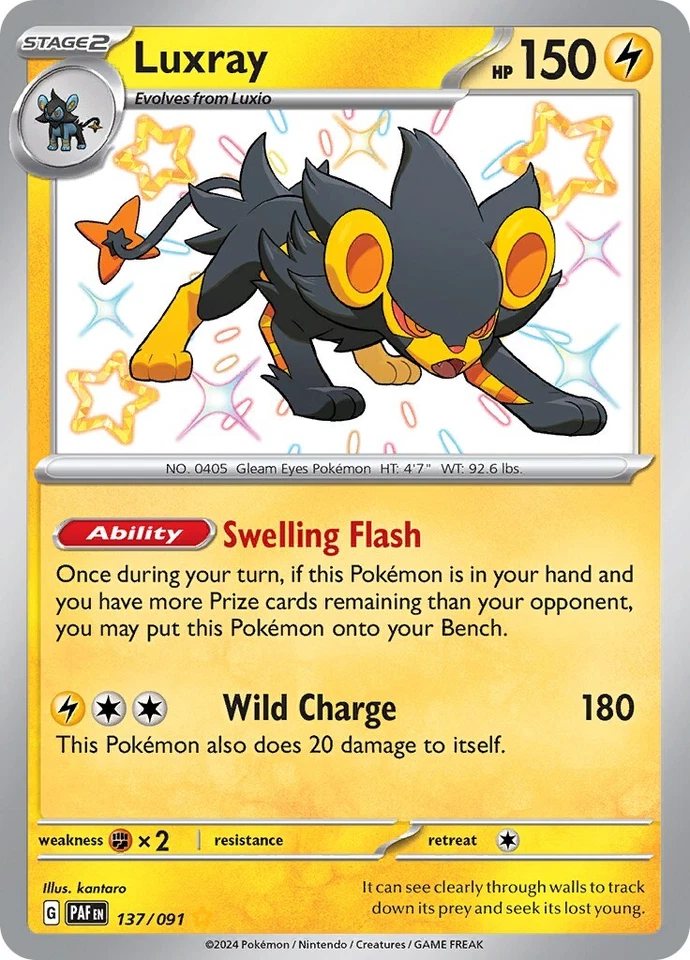 Luxray 137/091 SV: Paldean Fates