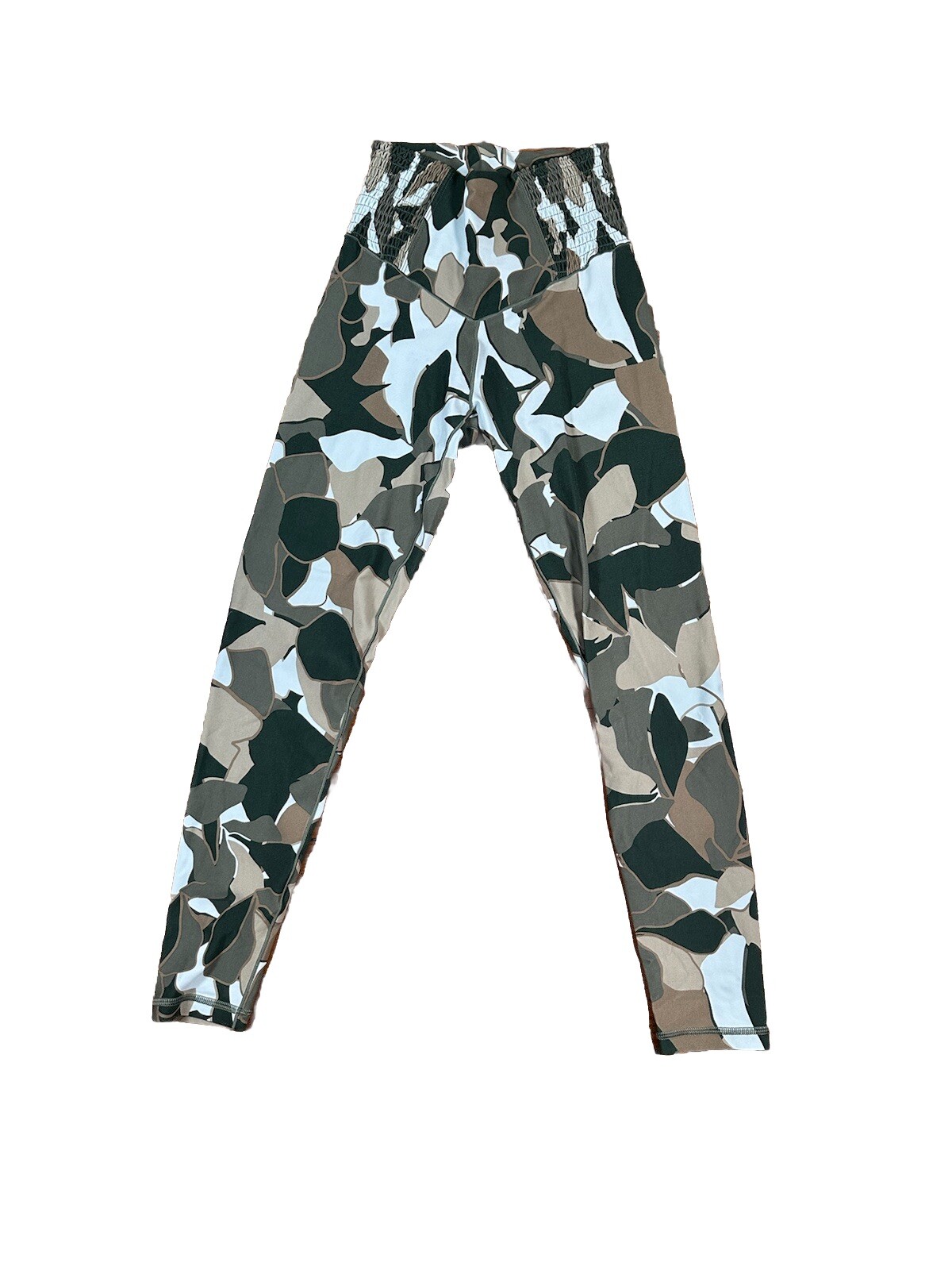 Aerie Offline Real Me 7/8 Green Print Leggings Size S