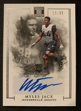 2016 Panini Impeccable Football #110 Myles Jack RC Rookie #/99 Autograph Mint