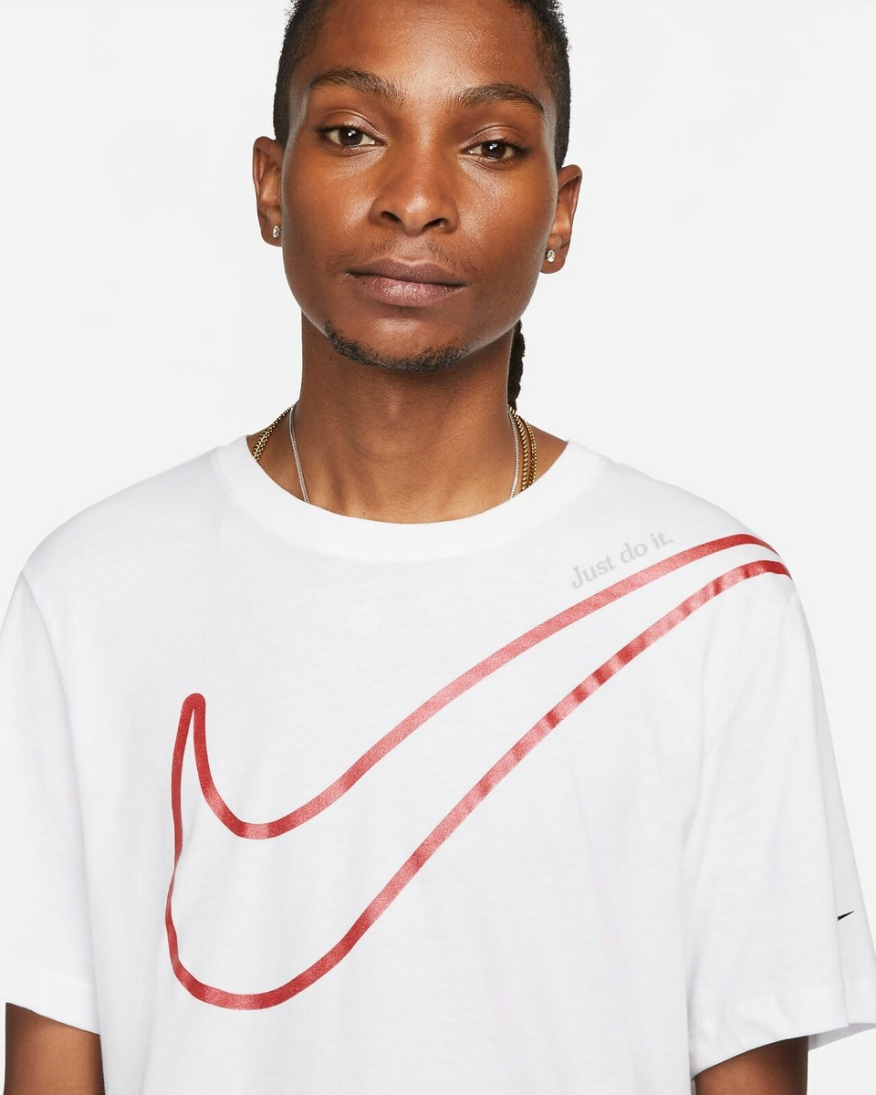 Nike Just Do It Swoosh tee 100% cotton - adult L | eBay