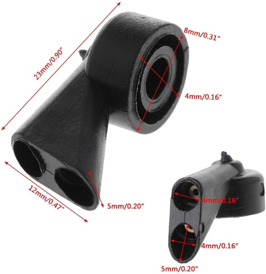 FIT MG UK Rear Wiper Washer Wind Shield Nozzle Spray Jet - Image 4 of 4