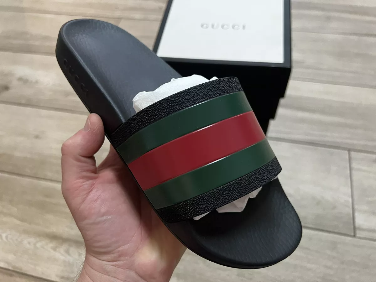 Gucci slides Gucci slides, Gucci, Clothes design