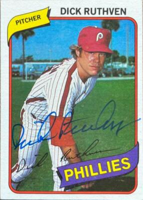 Dick Ruthven Autographed 1980 Topps Burger King #19 | eBay
