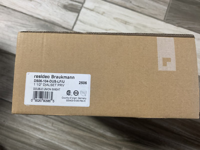 Resideo Braukmann 1-1/2'' Pressure Reducing Valve DS06-104-DUS-LF  NEW 2506