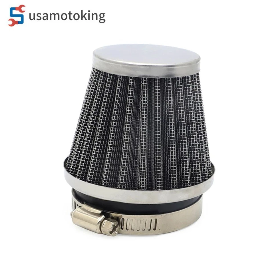 4x Filtros de aire POD de 54 mm para Suzuki GS700 GS750 GS850 GS1000 GS1100 GS1150 cromo Foto 2 de 4