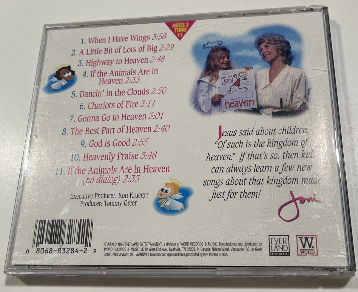 OP Joni Eareckson Tada “Harps & Halos” 1994 Word CD w