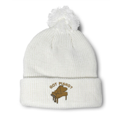 Pom Pom Beanies for Women Got Piano 