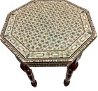 Brown Octagonal End & Side Table Tables