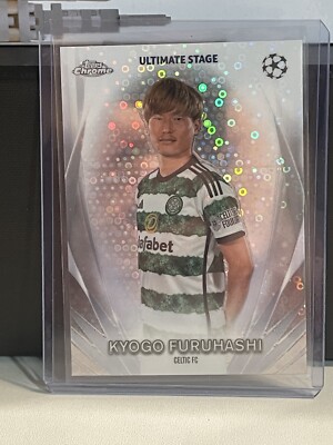 2023-24 Topps UEFA CC #USC-12 Kyogo Furuhashi Ultimate Stage Chrome - Celtic