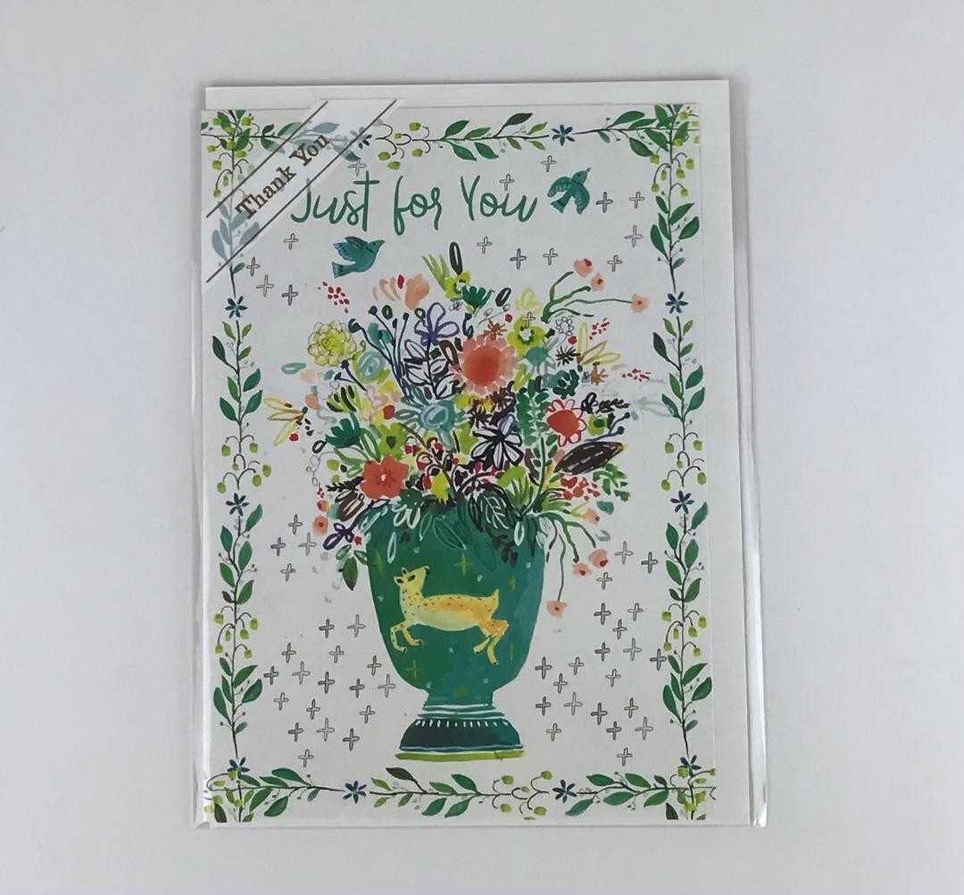 Trader Joe's Greeting Cards, Lot of 2 Thank You Cards with