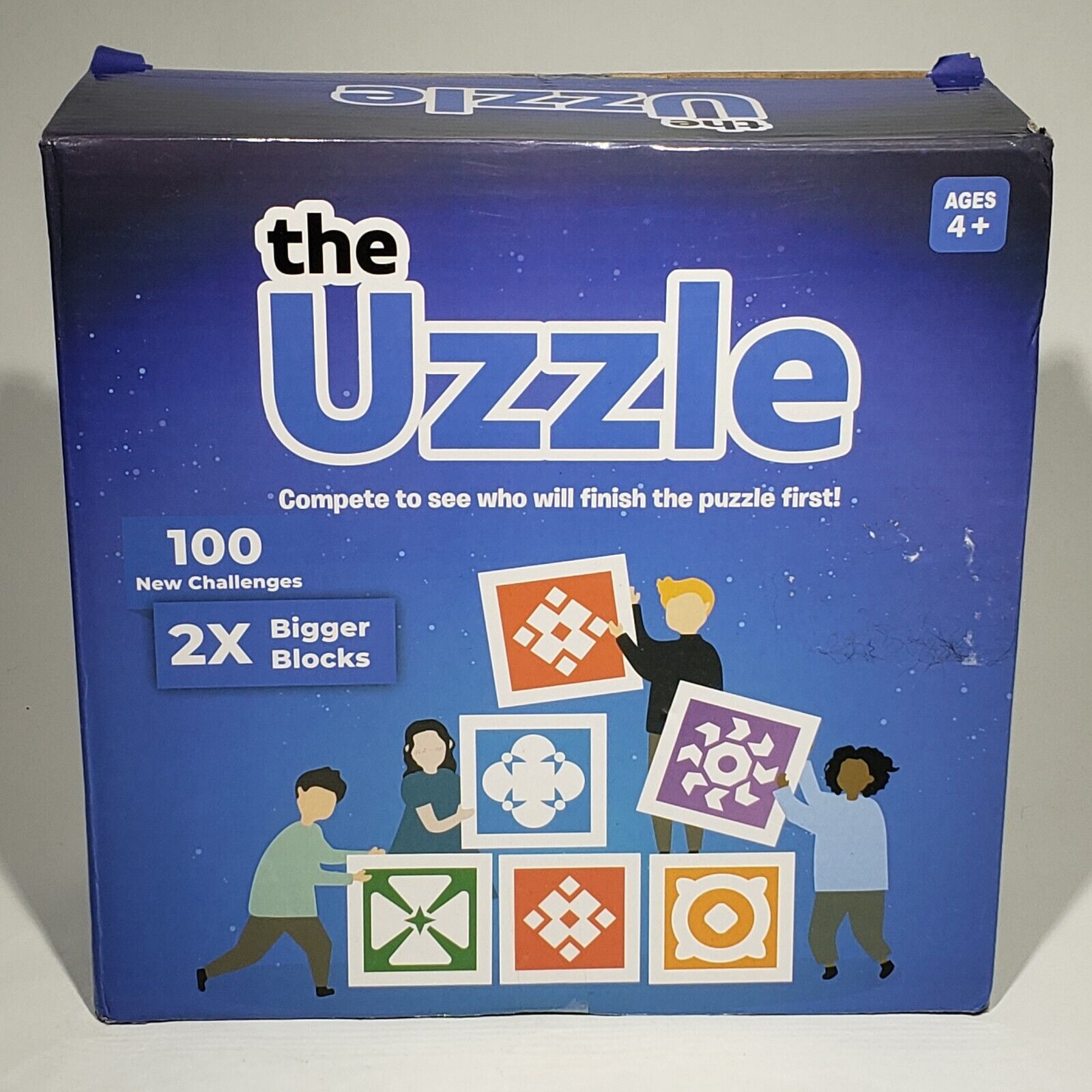 The Uzzle Stack Royale Board Game, Fast & Fun Family Board Game for  Children & Adults, Color Block Puzzles Games for Ages 4+