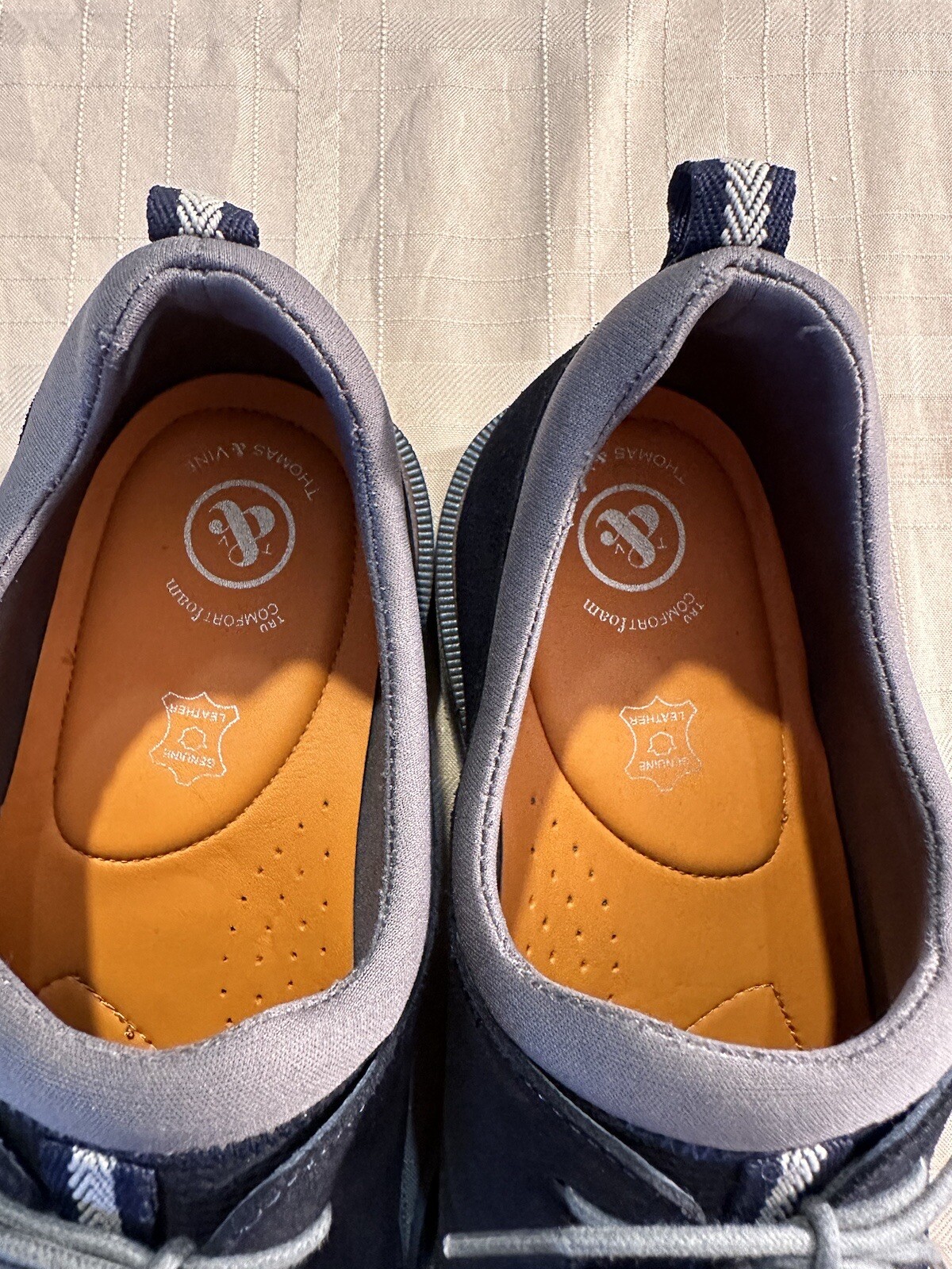 SAOLA Derby con lacci da uomo Thomas & Vine Navy Desmond taglia 13