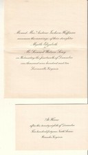 1910 wedding announcement Lewinsville VA Leonard Watson Long/ Myrtle Elizabeth