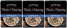 Better Oats 100 Calorie Thick Hearty Blueberry Muffin Oatmeal, 10 Ct (3 Boxes)