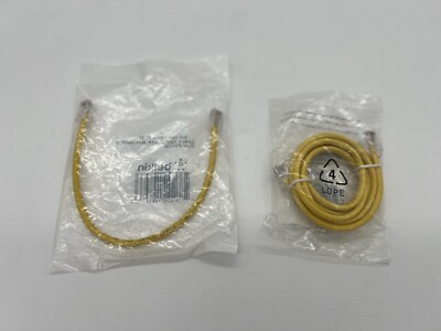 Belkin Cat5 1 Ft Ethernet Cable And 6 Ft Cat 5e Yellow Patch Cord