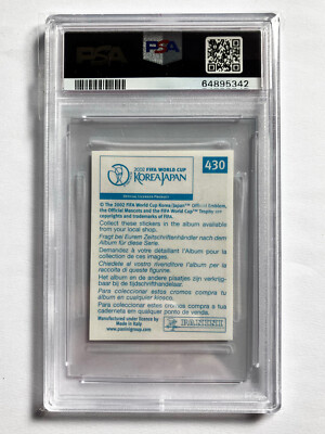 2002年日韓ワールドカップベッカム額縁 David Beckham - 2002 Panini World Cup Sticker Korea Japan England