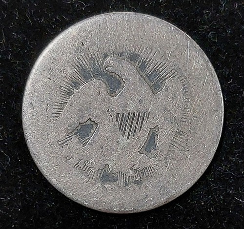 1853 US 25c seduto Liberty Quarter fantastico esemplare LOWBALL estremamente circolato - Foto 3 di 3