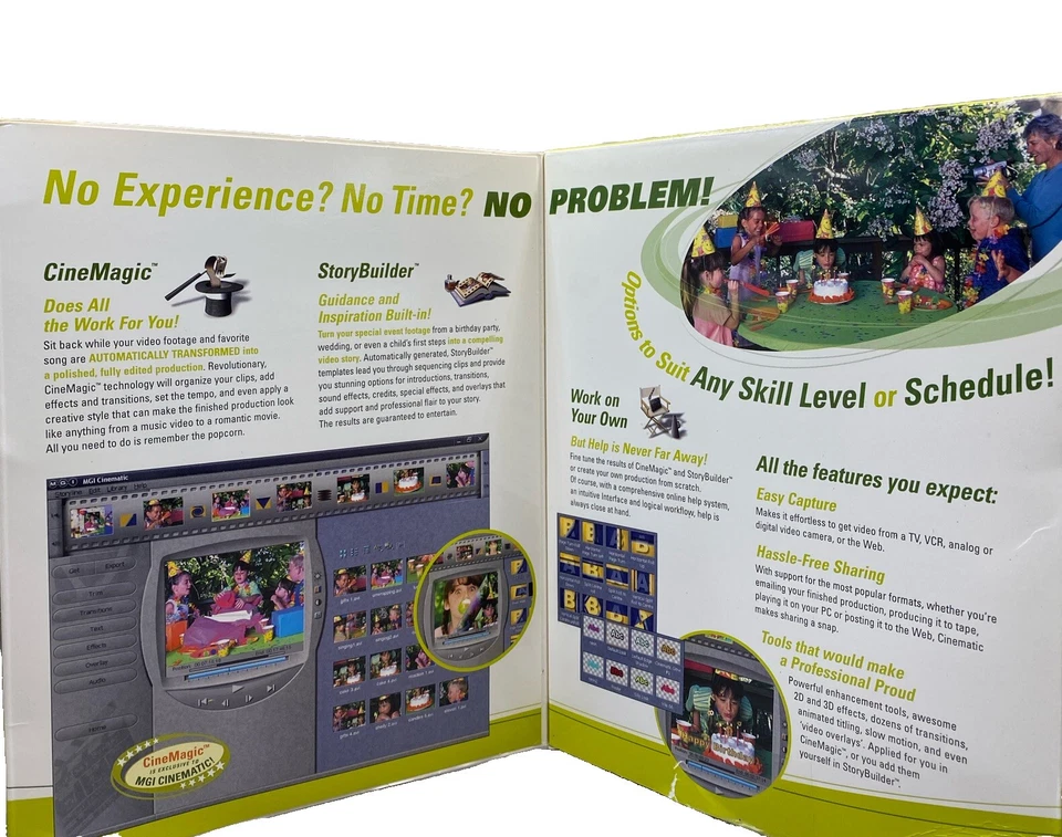 MGI Cinematic - Windows Pc - Retail Box XP Video Editing Software - Image 3 of 4