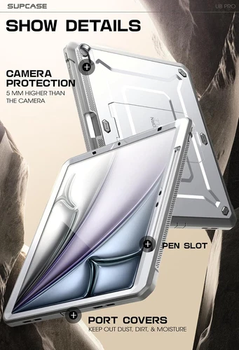 SUPCASE For Apple iPad Air 11" (7th Gen) M3 2025 UBPro Case Rugged Stand Cover - Picture 11 of 28