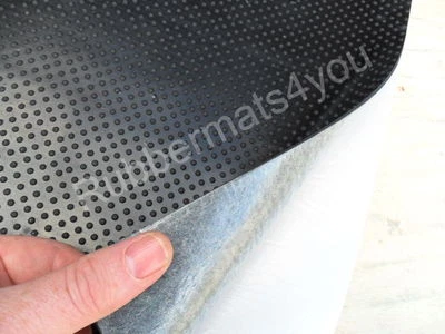 SELF-ADHESIVE PIMPLED Rubber Matting various sizes Trolleys Dollies Grip