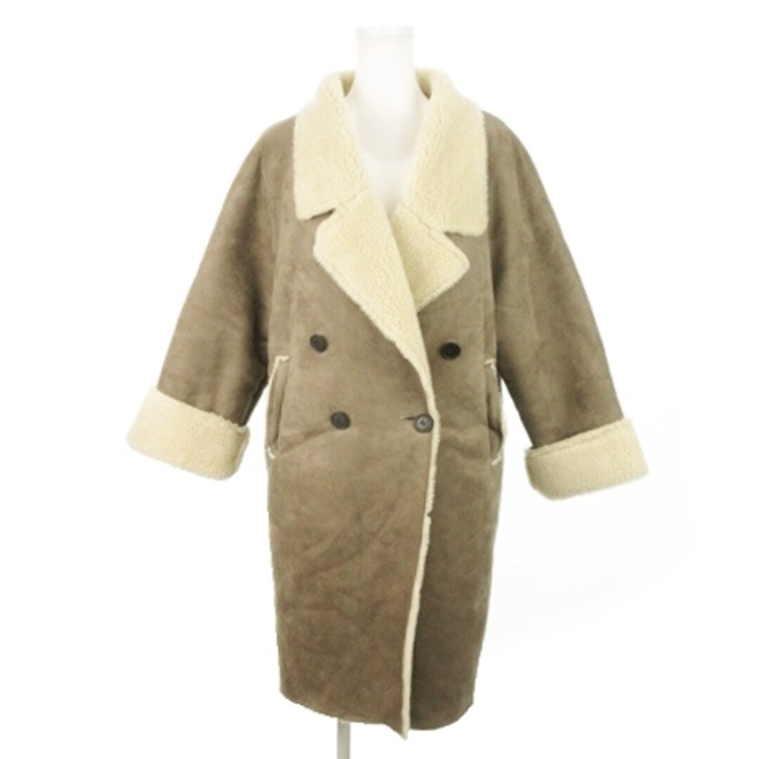 KBF Urban Research Coat Faux Mouton Chester Double Back Bore ONE 