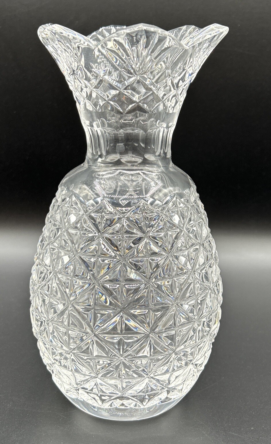 Waterford Crystal 8 Inch Pineapple Hospitality Vase Rare eBay