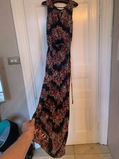 Oasis Floral Maxi Dress Size XS 8-10