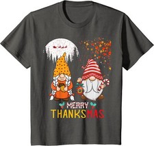 Happy Thanksgiving Merry Christmas Gnomes Youth Unisex T-shirt