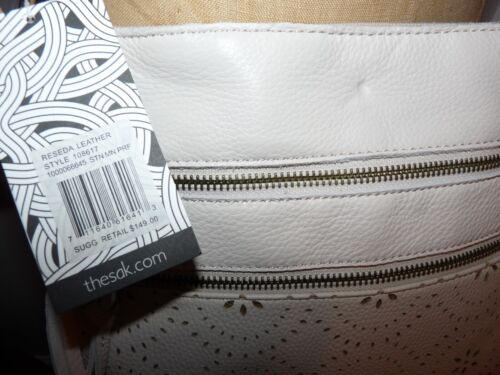 Borsa a tracolla The Sak Reseda in pelle nuova con etichette - avorio/bianco sporco - prezzo al pubblico consigliato $149 - Foto 11 di 11