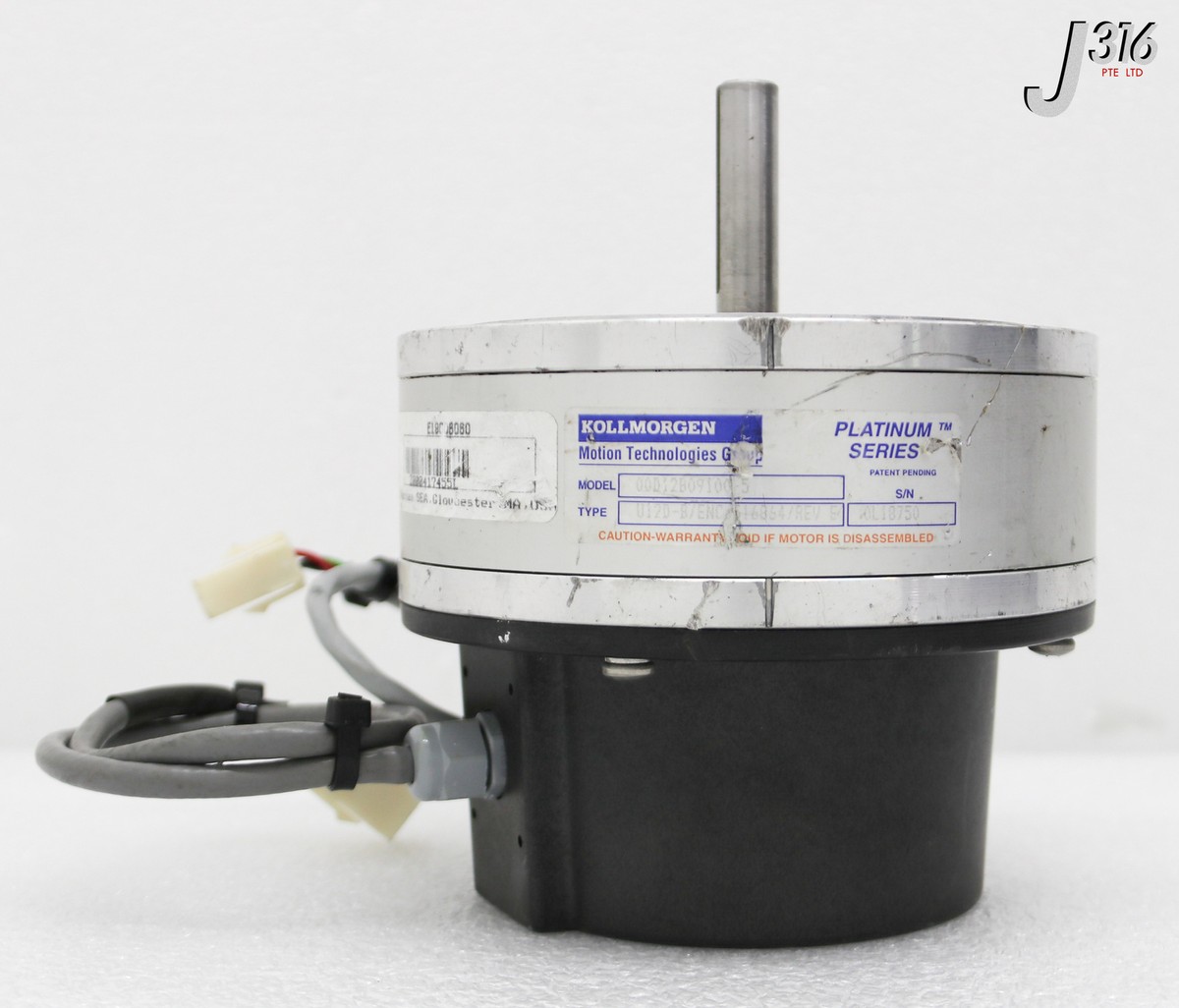 35974 KOLLMORGEN DC MTR, SERVODISC W/ ENCODER 8200042001 (PARTS