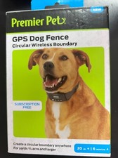 Premier Pet GPS Dog Fence Circular Wireless Boundary Collar, Pet Boundary 0246