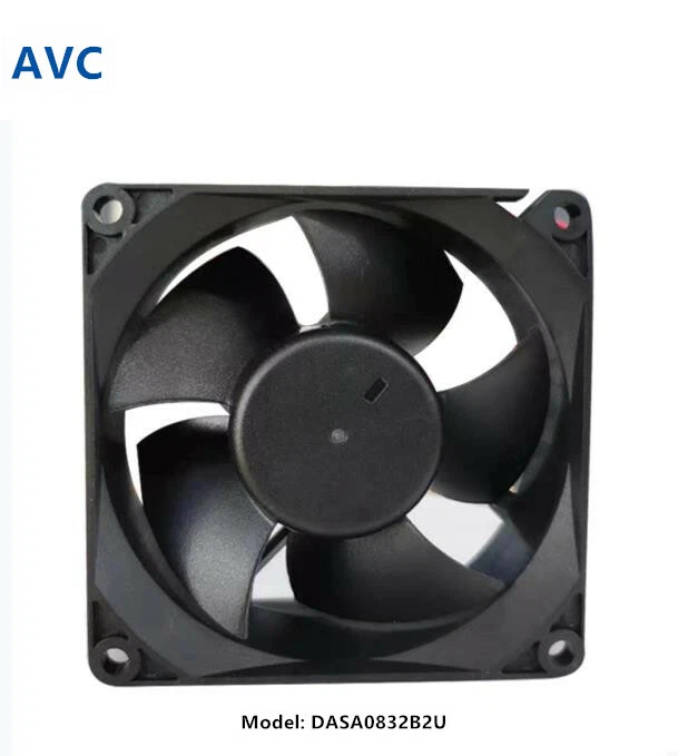 For AVC DASA0832B2U DC12V 1.0A 80*80*32MM 2pin Charging pile Cooling Fan - Image 3 of 4
