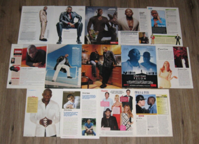 Omar Epps original FULL PAGED magazine clippings pages PHOTO article