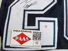 TONY POLLARD DALLAS COWBOYS FOOTBALL JERSEY PAAS COA XL AUTOGRAPHED TEXAS GENUIN — photo 3
