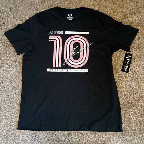 Messi Collection Lionel Messi "Greatest Of All Time" Soccer Shirt Men's L (NWT)