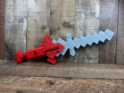 Nerf Minecraft Heartstealer Sword, Foam Blade Tested Working *Cosplay* No Darts