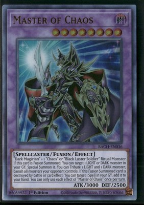 Master of Chaos Ultra Rare Battle of Chaos BACH-EN036 NM