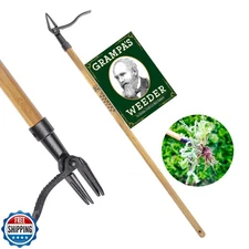 Grampa's Weeder - The Original Stand Up Weed Puller Tool with Long Handle - M