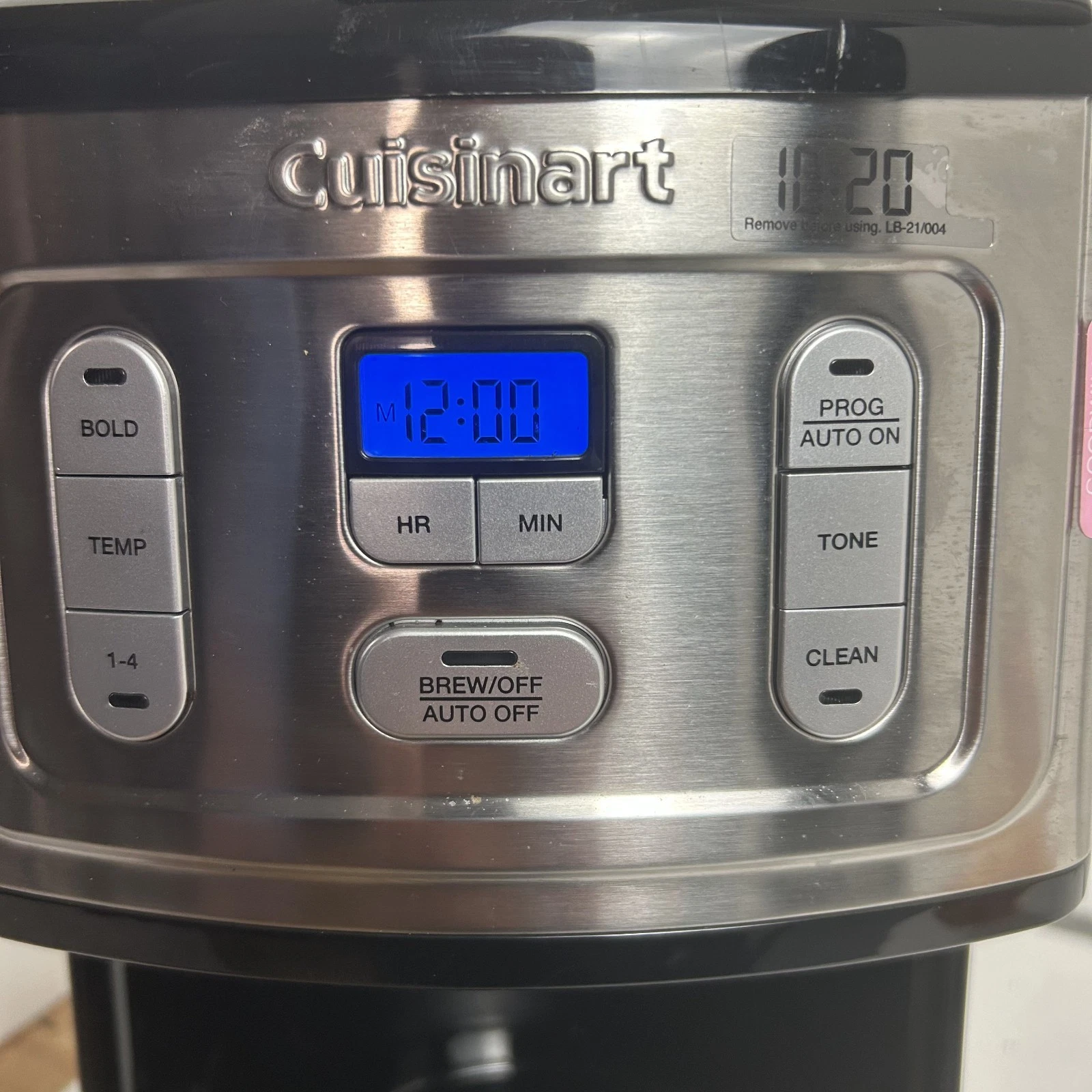 Cuisinart CBC-7400PC Brew Central 14-cup Coffee Maker Programmable Nice Works
Opens in a new window 